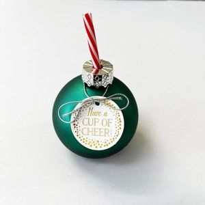 Christmas Ball Mug Ornament Glass Drinking Cup
